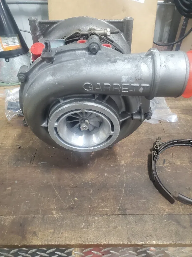 Garrett turbocharger ready for installation